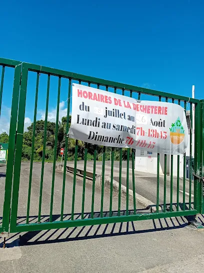 Déchèterie de Sainte-anne