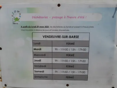 Déchèterie Vendeuvre-sur-barse