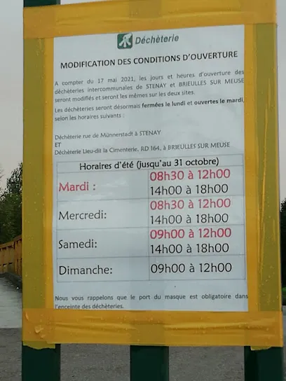 Déchèterie de Stenay