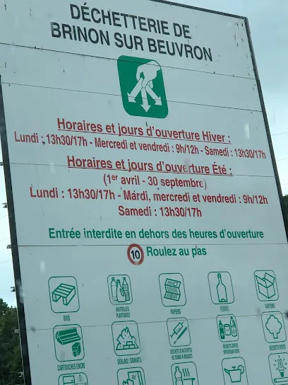 Déchèterie de Brinon sur Beuvron