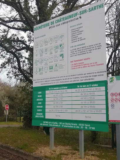 Déchèterie de Chateauneuf-sur-sarthe