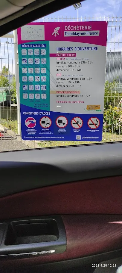Déchèterie de Tremblay-en-france