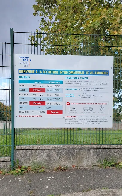 Déchèterie de Villemomble