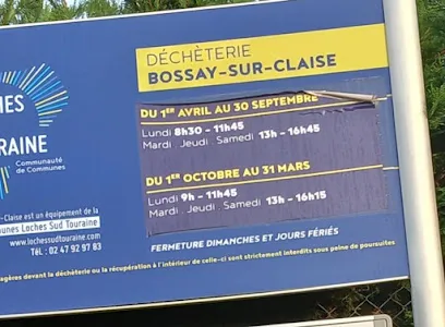 Déchèterie de Bossay sur Claise