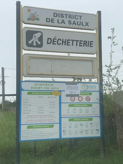 Déchèterie de Pargny sur Saulx