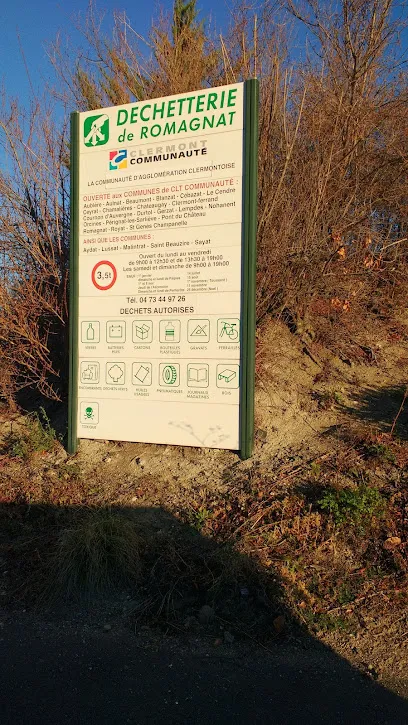 Déchèterie de Romagnat