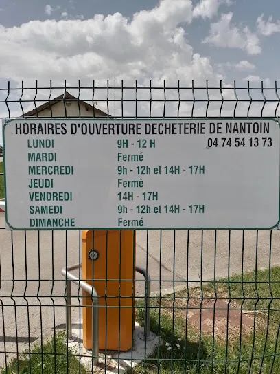 Déchèterie Nantoin