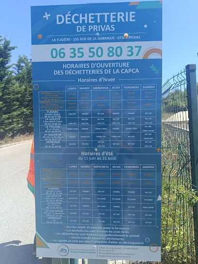 Déchèterie Privas