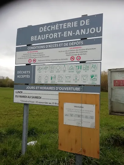 Déchèterie de Beaufort-en-vallée