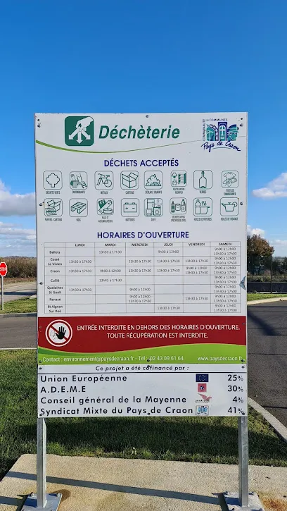 Déchèterie de Craon