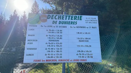 Déchèterie de Dunières