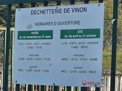 Déchèterie de Vinon