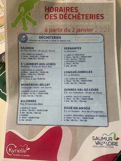 Déchèterie de Vernantes