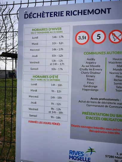 Déchèterie de Richemont