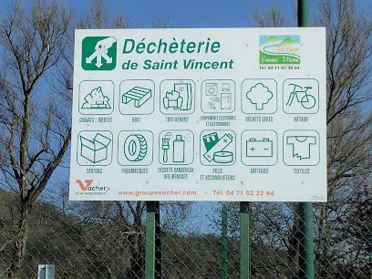 Déchèterie de Saint-vincent